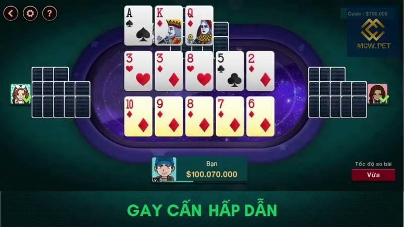 Bài mậu binh online: Trò chơi trí tuệ đỉnh cao 1 bài mậu binh online